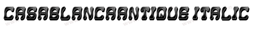 CasablancaAntique Italic字体转换